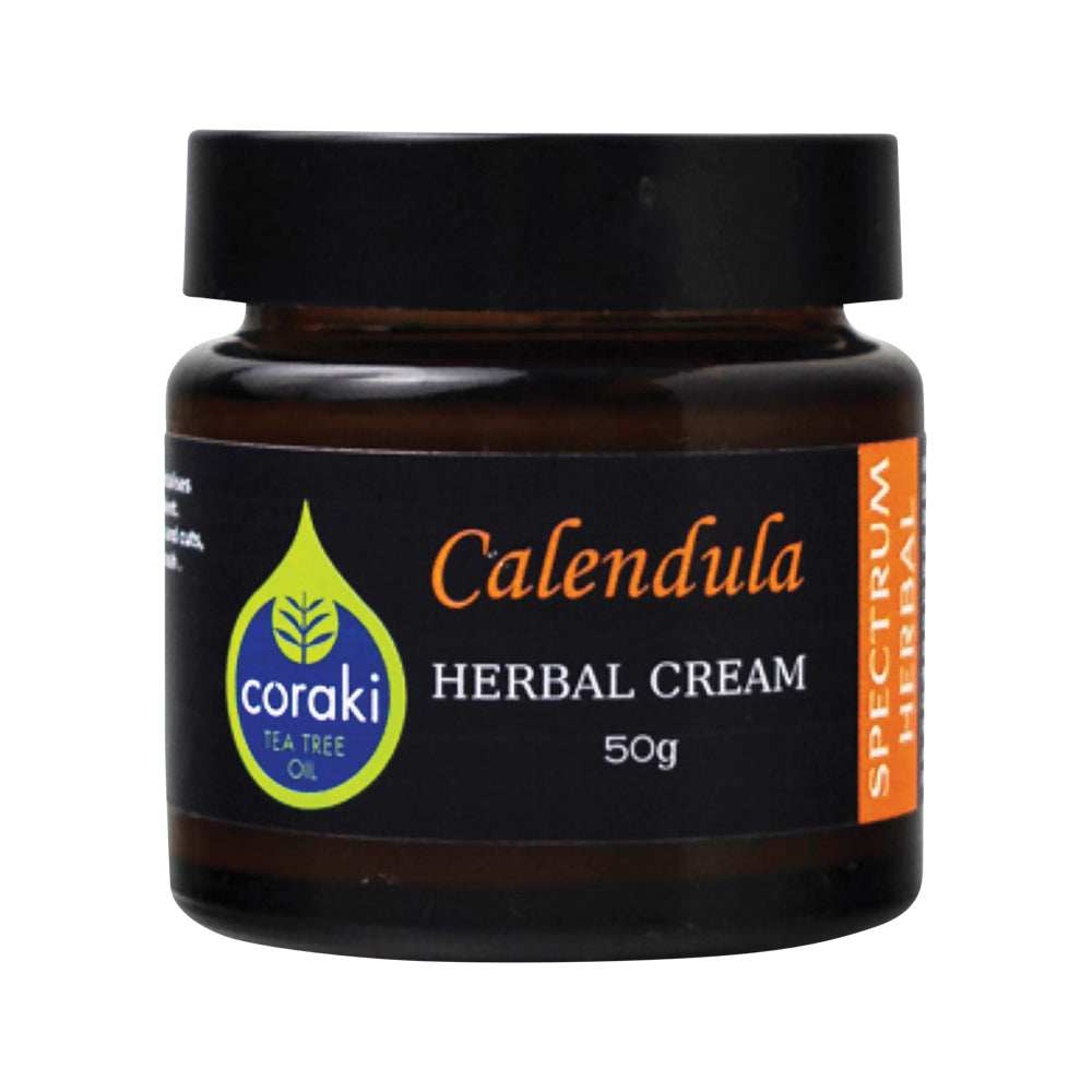 Spectrum Herbal Herbal Cream Calendula with Coraki Tea Tree Oil 50g