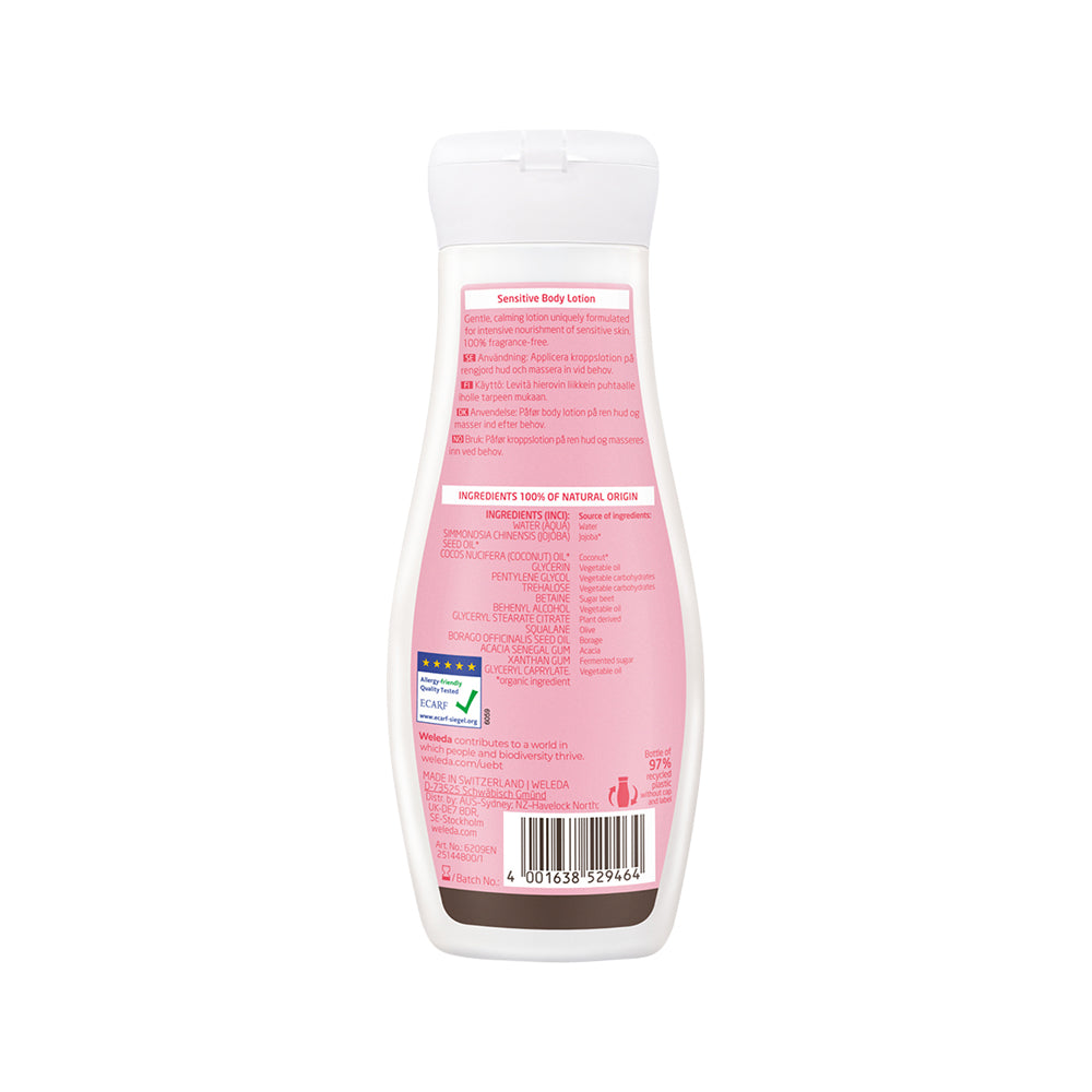 Weleda Organic Body Lotion Sensitive (Fragrance-Free) 200ml