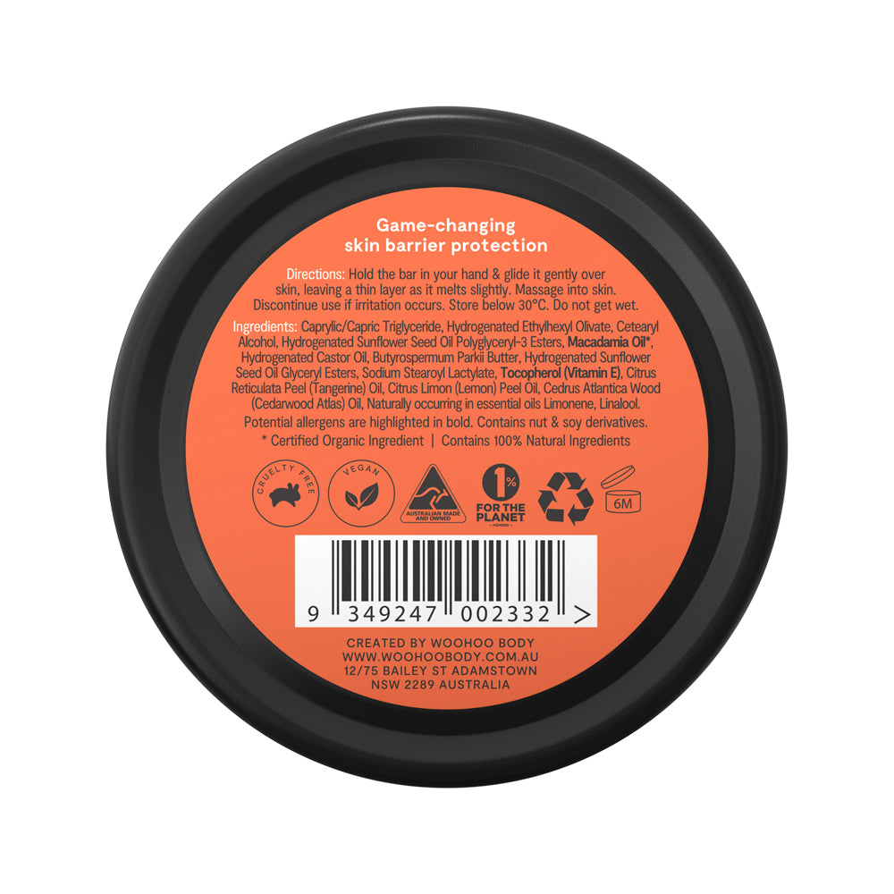 Woohoo Bestie Solid Body Moisturiser (for Dry Skin & Tattoo Care) 70g