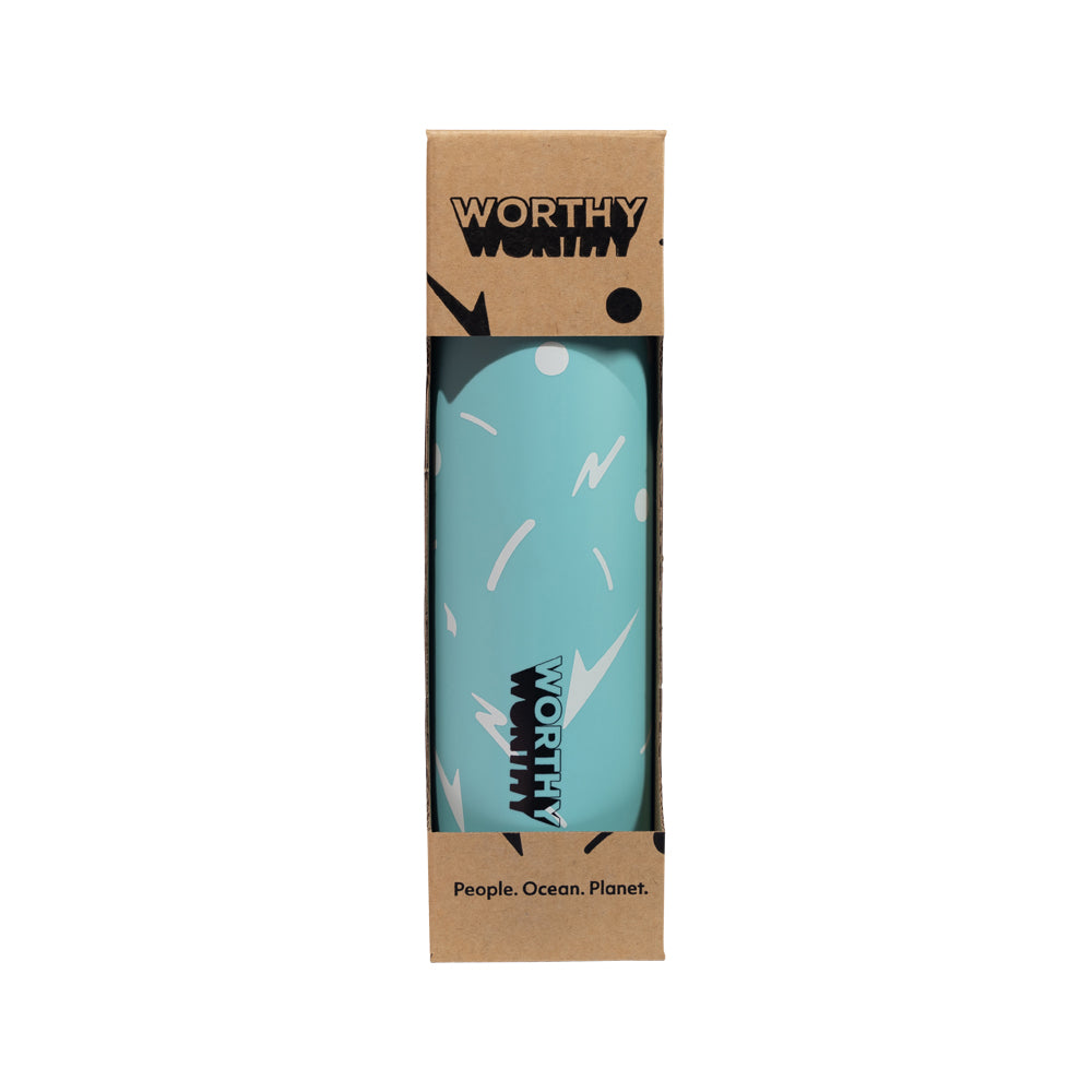 Worthy Sugarcane Drink Bottle Ocean Aqua 750ml